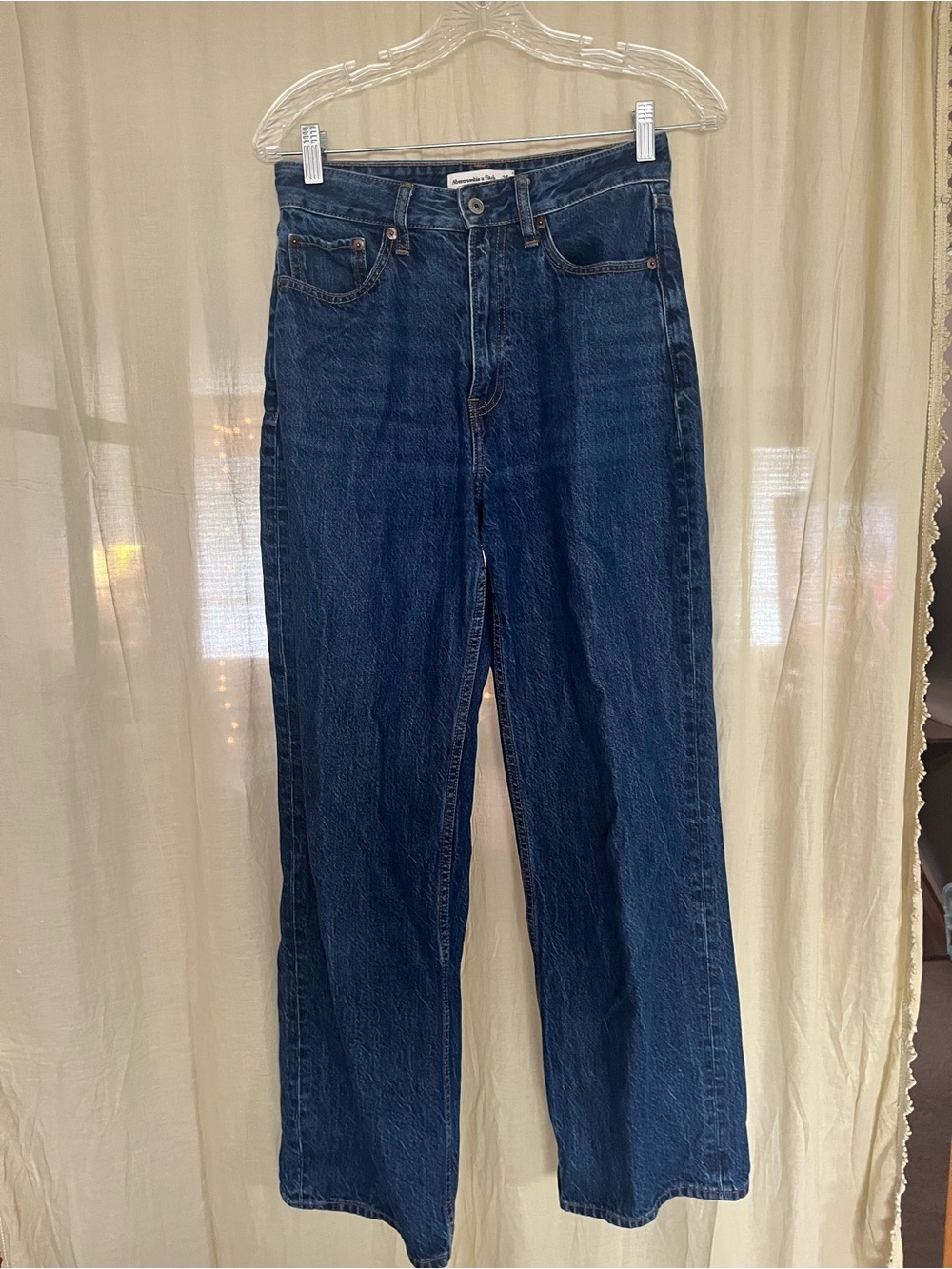 Abercrombie & Fitch “the loose high-rise” curve love jeans, size 25 short